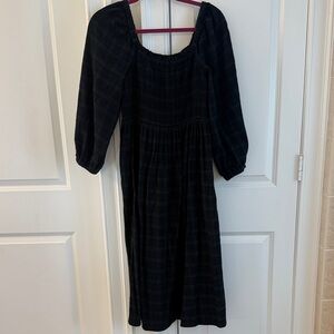 J. Crew Flannel Dress Size M